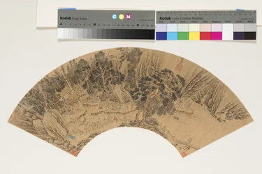 Riunione di studiosi su una riva del fiume, 1558